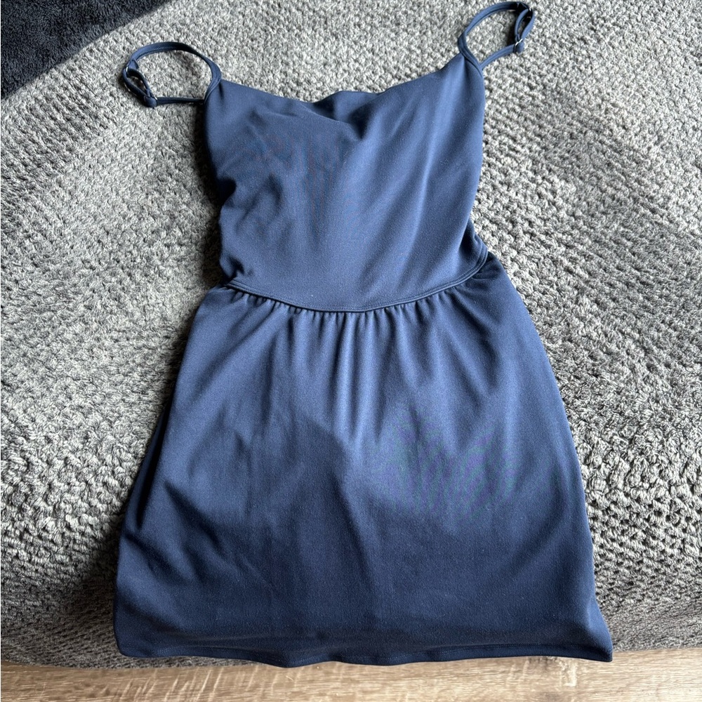 Gilly Hicks Navy Blue Spaghetti Strap Dress